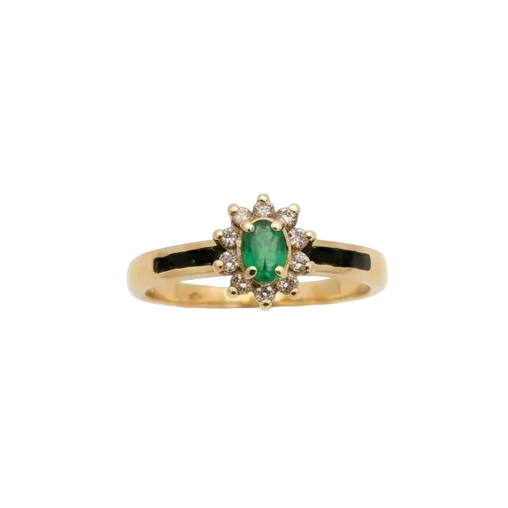 Bagues Marguerite Or Jaune 18K - 3.03 G