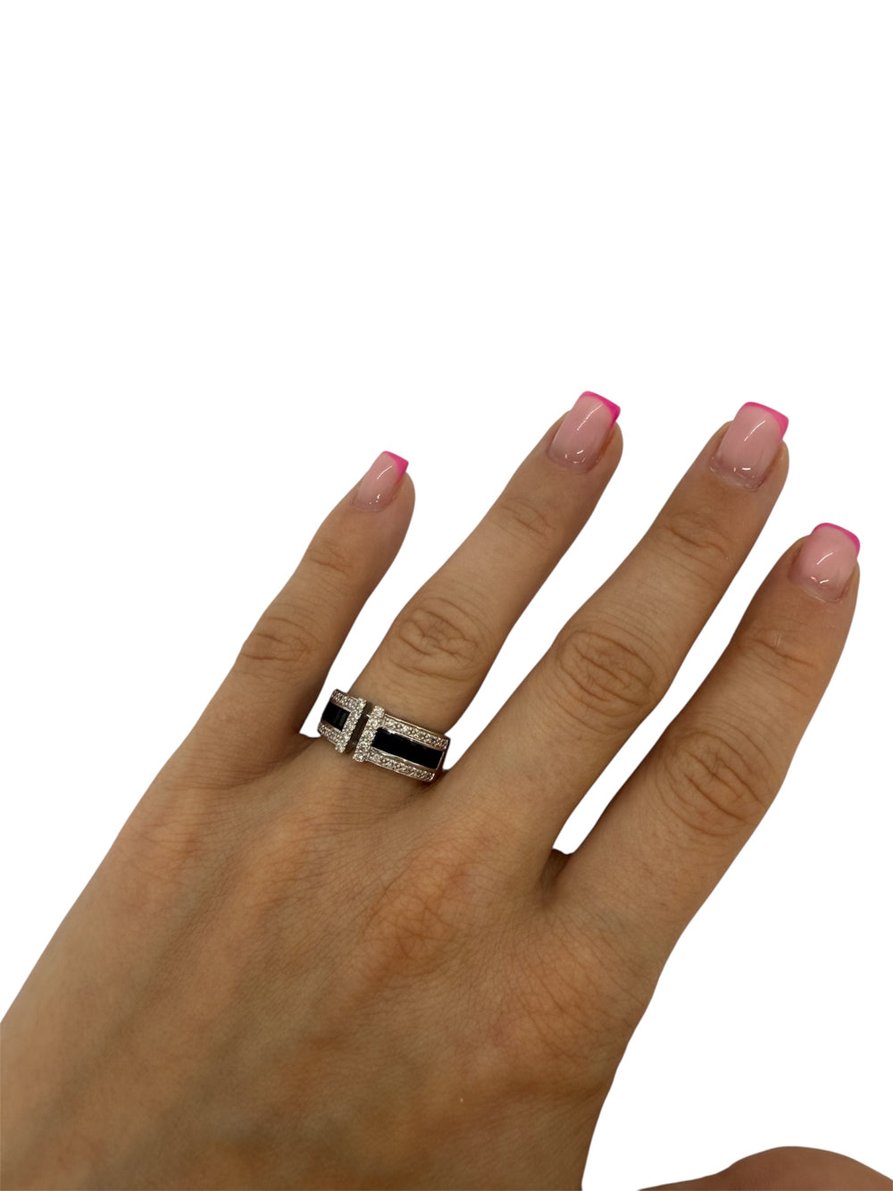 Bague en Or Blanc 18K Taille-51
