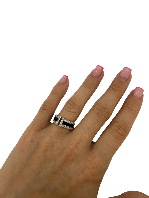 Bague en Or Blanc 18K Taille-51