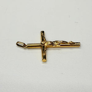 Pendentif Croix Or Jaune 18k -Poids - 1.31 Grs