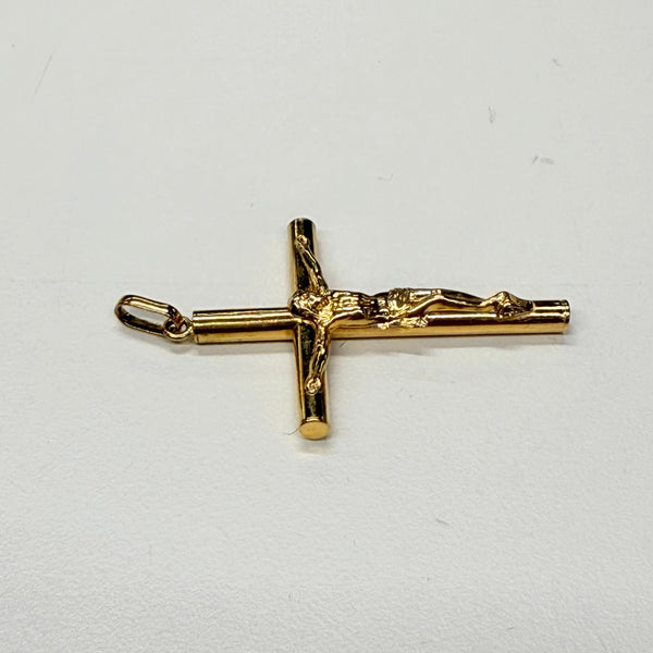 Pendentif Croix Or Jaune 18k -Poids - 1.31 Grs