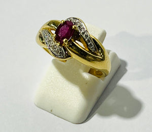 Bague en Or 18 K - Taille 54 - 5.04 G