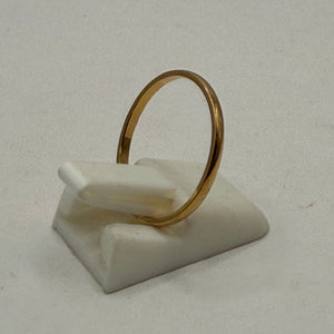 Superbe Alliance en Or Jaune 18 K - Taille 54 - 1.12 G