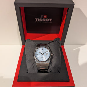 Tissot PRX 40mm Ice blue 2021 - Montre Automatique Acier en Très Bon Etat