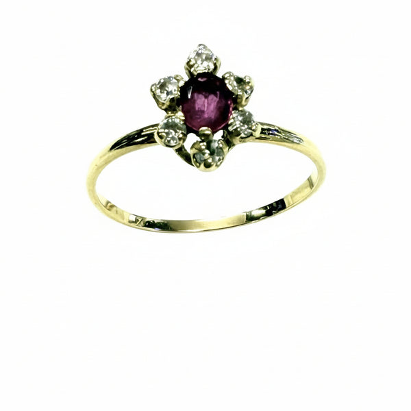 Bague en Or 18k Poids - 1.63 Grs