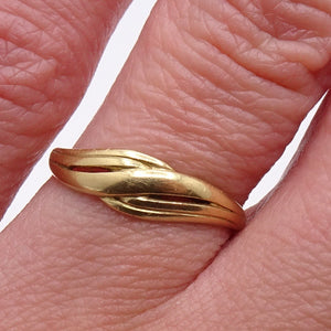 Bague en Or jaune 18K - Taille 53