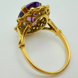 Bague en Or Jaune 18K Taille 58 - 5.75 Grs