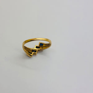 Bague en Or Jaune 18K Taille-54