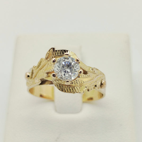 Bague en or jaune 18K - 3.39 Grs - Taille 55