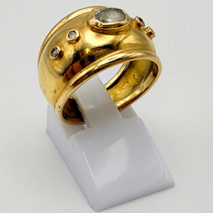 Bague en Or Jaune 18 Carats - Taille 56