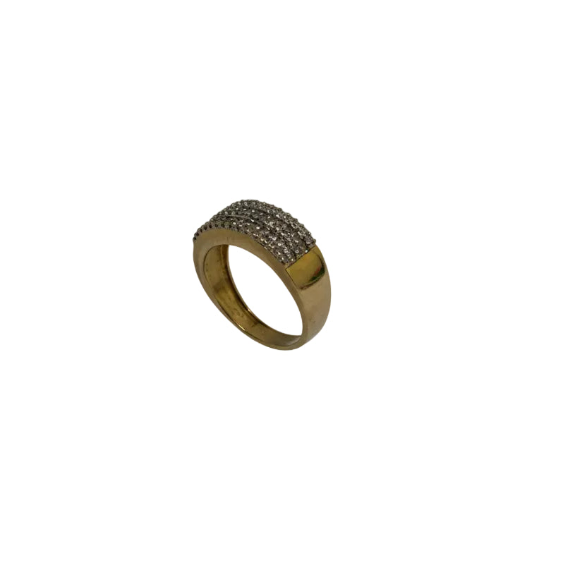 Bague en Or Jaune 18K - Taile 55 - 5.40 Grs