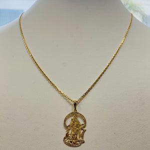 Pendentif Muruga en Or Jaune 18K symbole spirituel