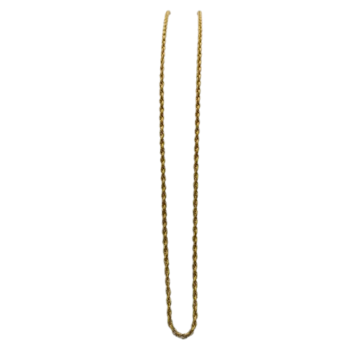 Collier Matinée en Or Jaune 18 K - Maille Corde