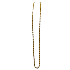 Collier Matinée en Or Jaune 18 K - Maille Corde