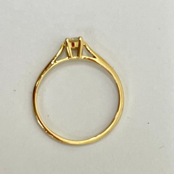 Bague en Or Jaune 18K - Taille 50 - 1.06G