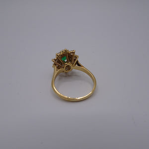 Bagues Marguerite en Or Jaune 18K Taille-53