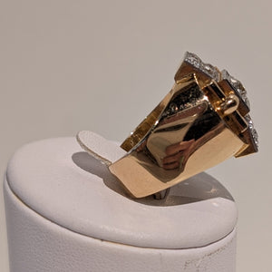 Bagues en or jaune avec diamants