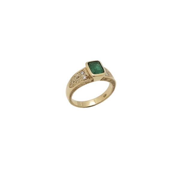 Bague en Or Jaune 18 K - Taille 54