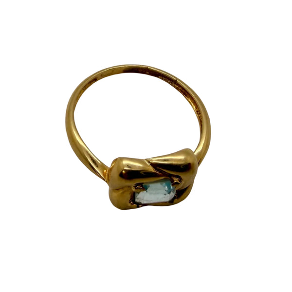 Bague en Or Jaune 18K - Taille 54 - 2.39G