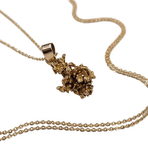 Pendentif en Or Jaune 999/1000 avec Pépite d'Or - 8.61gr