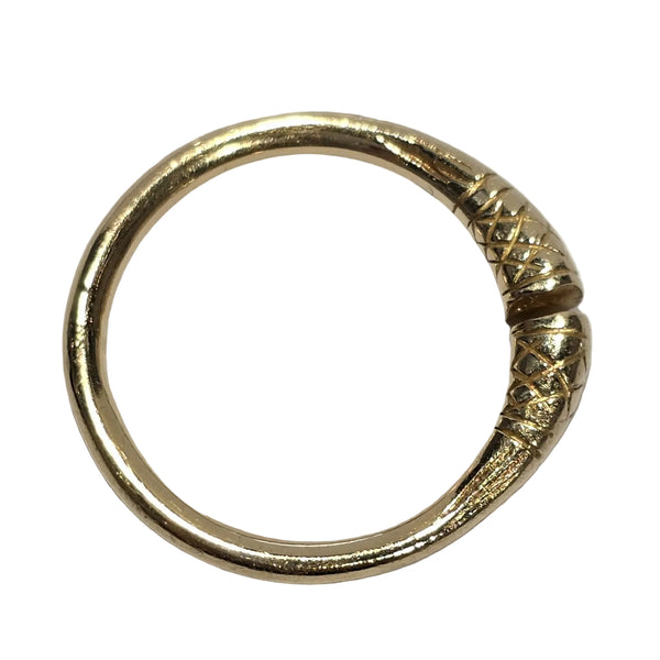 Bague Jonc Or Jaune 750/1000 - Taille 58