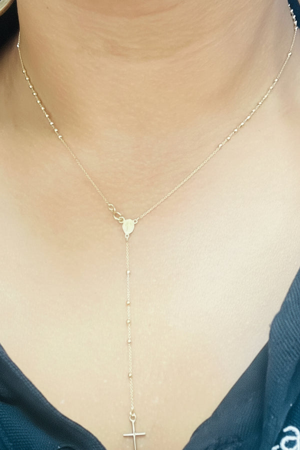 Collier Ras du Cou en Or Jaune 18K - 2.51g
