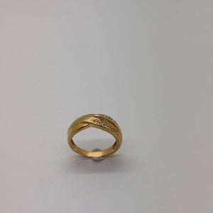 Bague Solitaire Or Jaune 18 Carats Taille-56