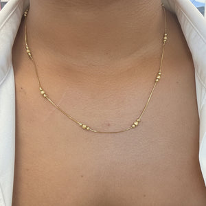 Collier Princesse en Or Jaune 18k