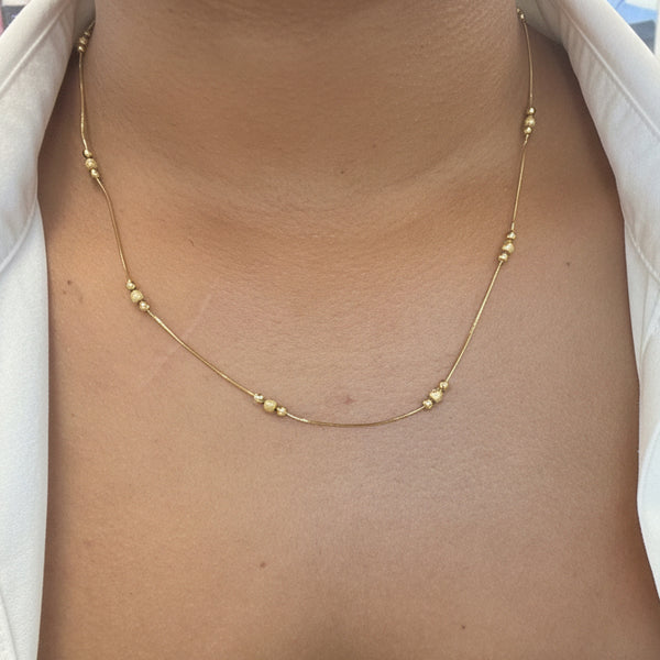 Collier Princesse en Or Jaune 18k