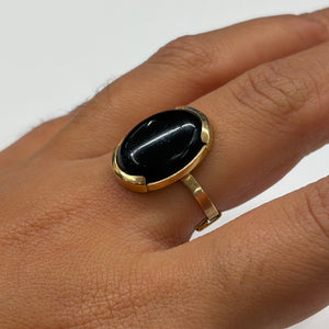 Bague Empierrée en or jaune 18K