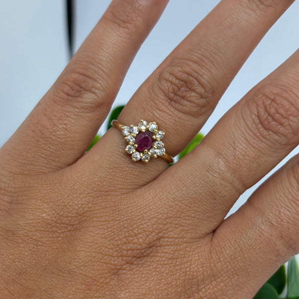 Bague en Or Jaune 18K - Taille 53 - 2.29G