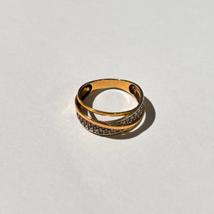 Bague en or avec pierres 18 K - T54