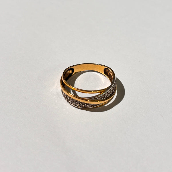 Bague en or avec pierres 18 K - T54