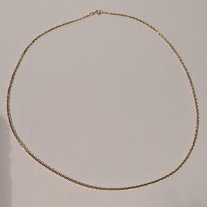 Collier Matinée en Or Jaune 18 Carats avec Maille Jaseron - 8.43 Grs