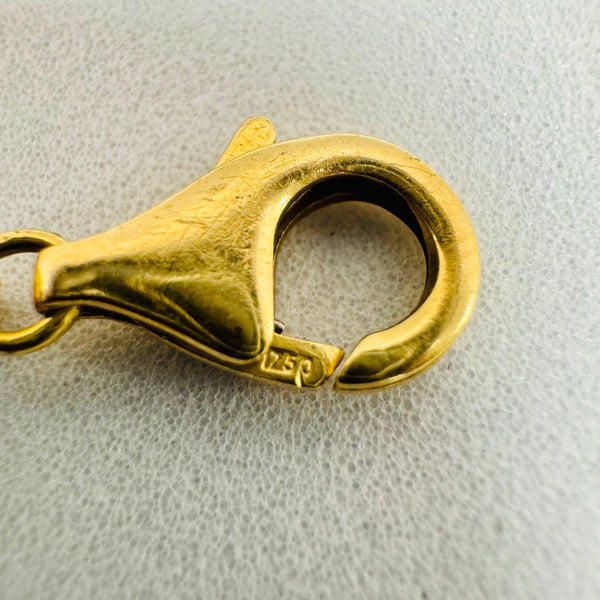 Bracelet Gourmette Figaro en Or Jaune 18K - 7.8 Grs