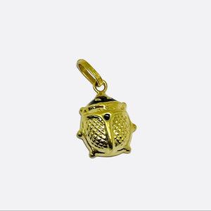 Pendentif Coccinelle en Or Jaune 18K - 0.51 Grs