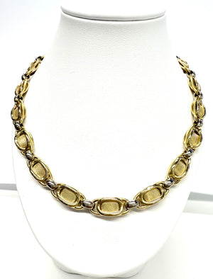 Collier Ras du Cou en 2 Ors 18K