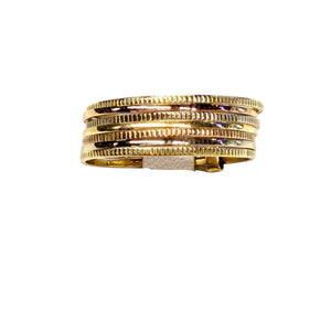 Bagues Semainier 3 Ors 18k Taille-57