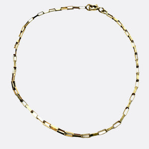 Bracelet Maille Forçat en Or Jaune 18k - 1.40Gr - 18cm