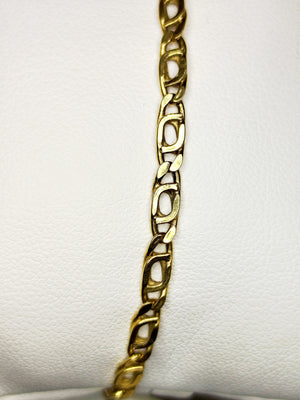 Bracelet gourmette en or jaune 18K 2.64 Grs