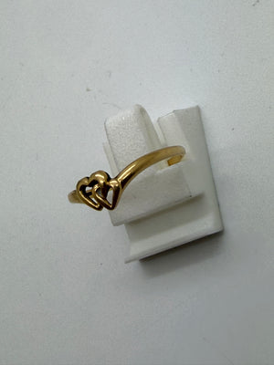 Solitaire Or Jaune 18 K - Taille 53 - 0.99