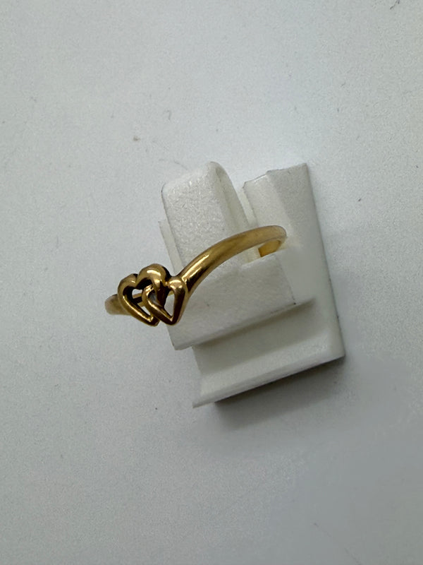 Solitaire Or Jaune 18 K - Taille 53 - 0.99