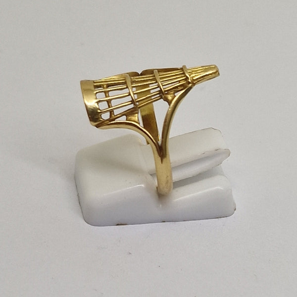 Bague en Or Jaune 18K Taille-55
