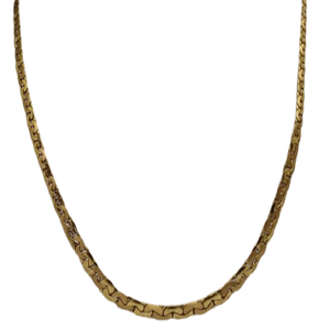 Collier Maille Haricot en Or jaune 18K 10.45 Grs