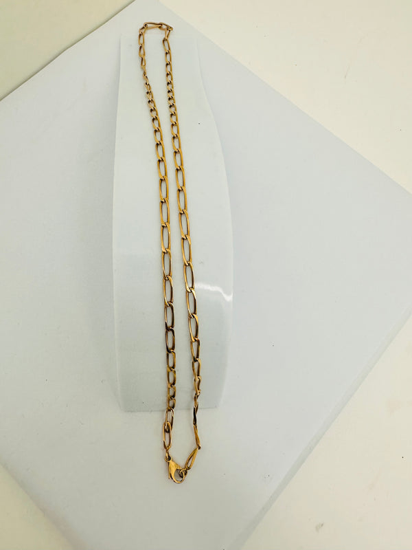 Collier Matinée Or Jaune 18 Carats, Maille Cheval – 14.7Grs