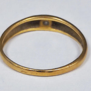 Bague en Or jaune 18K - Taille 56