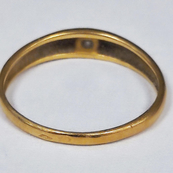 Bague en Or jaune 18K - Taille 56