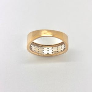 Bague en or jaune 18k - 3.27 G