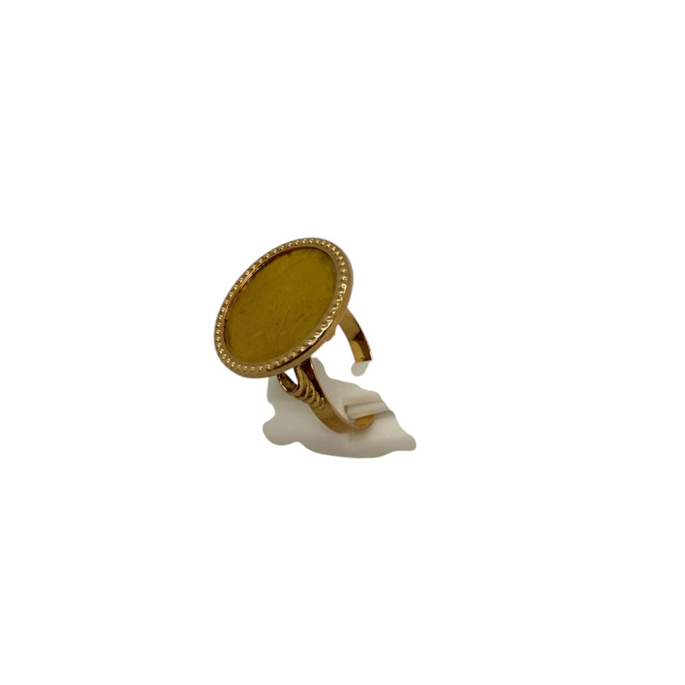 Bague en Or Jaune 18K 21K Taille-54