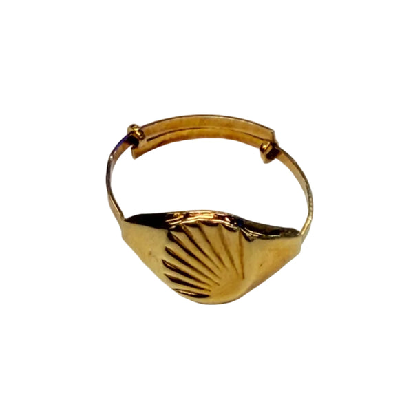Bague Chevalière en Or Jaune 18 K